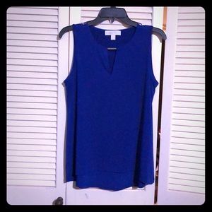 Michael Kors sleeveless royal blue top